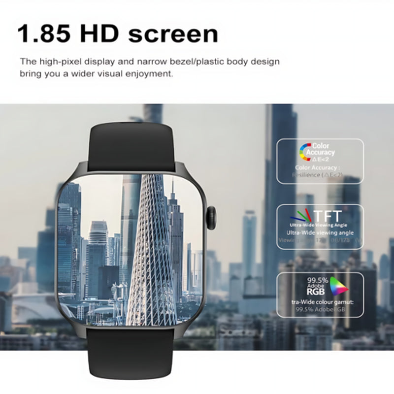 Smart Watch Women Men Fitness Tracker Heart Rate for Android Waterproof