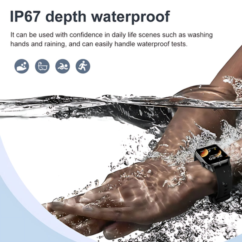 Smart Watch Women Men Fitness Tracker Heart Rate for Android Waterproof