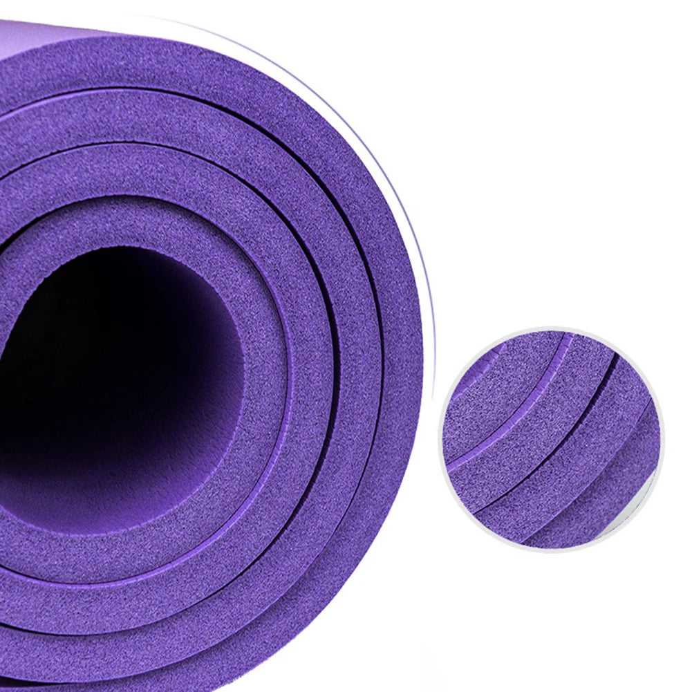 183*61CM NBR Yoga Mats Anti-Slip Blanket EVA Gymnastic Sport Health Lose Weight Fitness Exercise Pad Women Sport Yoga Mat