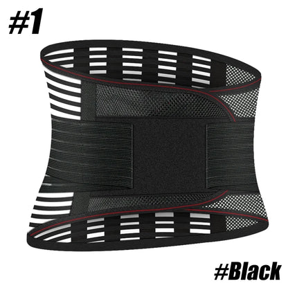 Back Brace for Men & Women - Breathable Waist Lumbar Lower Back Support Belt for Sciatica, Herniated Disc, Scoliosis
