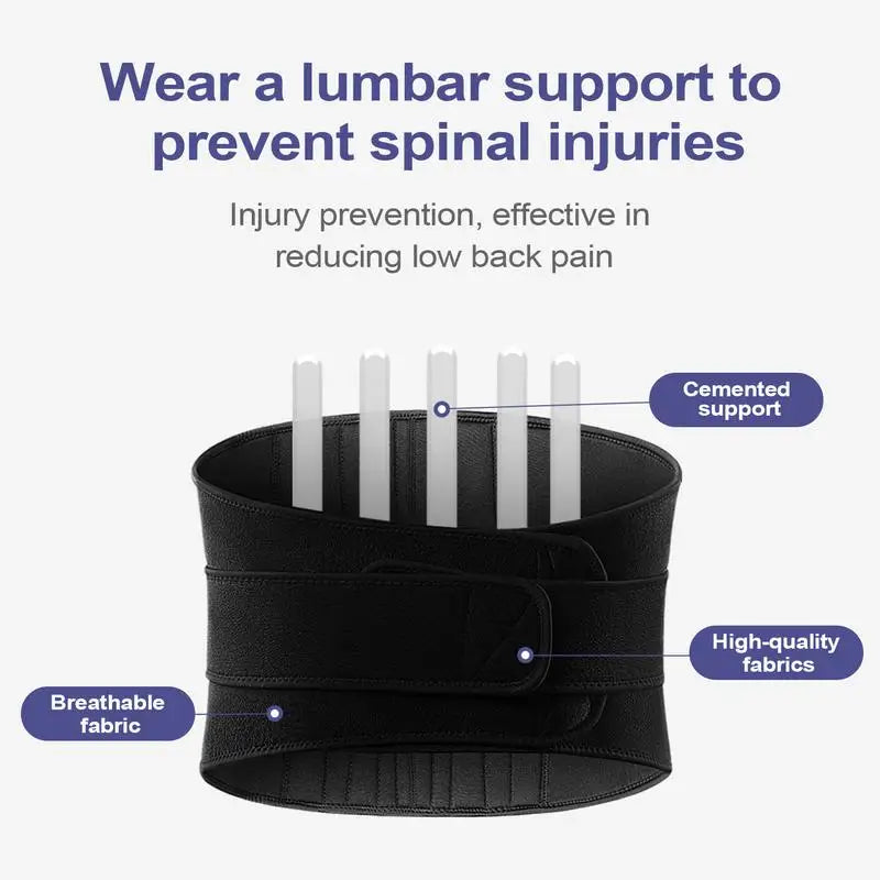 Lumbar Support Brace Breathable Lower Back Support Back Support Belt Comfortable Waist Supports Lumbar Supports for Motorcycle