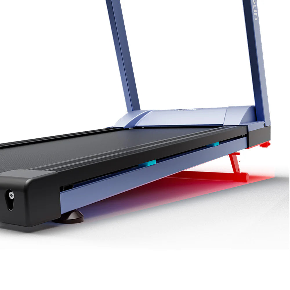 Deerrun A1 Pro Move+ 6% Incline Foldable Treadmill——2025 Upgraded Chip & NFC Support | 350Lbs, 10Mph Blue