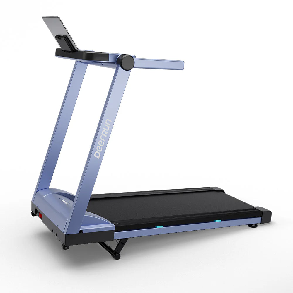 Deerrun A1 Pro Move+ 6% Incline Foldable Treadmill——2025 Upgraded Chip & NFC Support | 350Lbs, 10Mph Blue