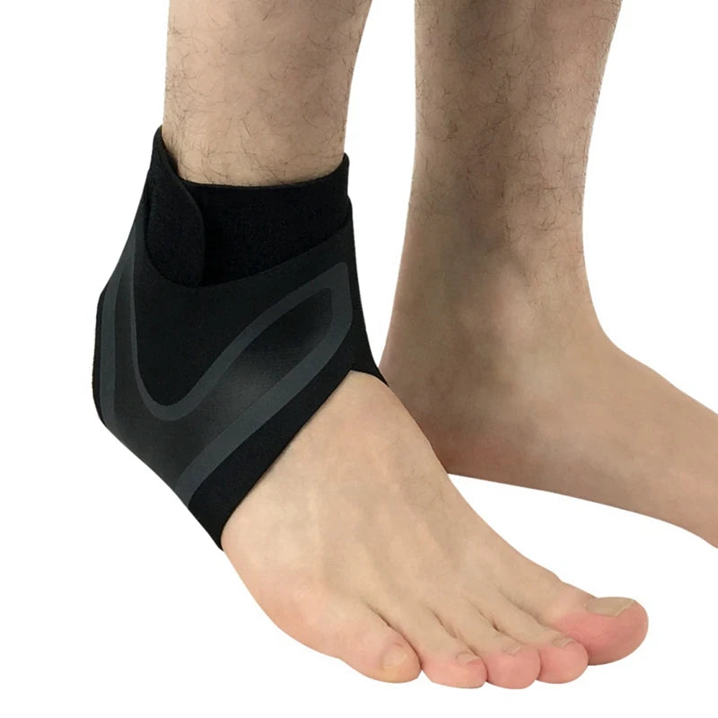 Ankle Brace Breathable Polyester Fiber for Sprains Sport Injuries Adjustable Compression Ankle Wrap Support Fitness Running Tool